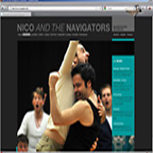 Webdesign für Nico&The Navigators, Berlin